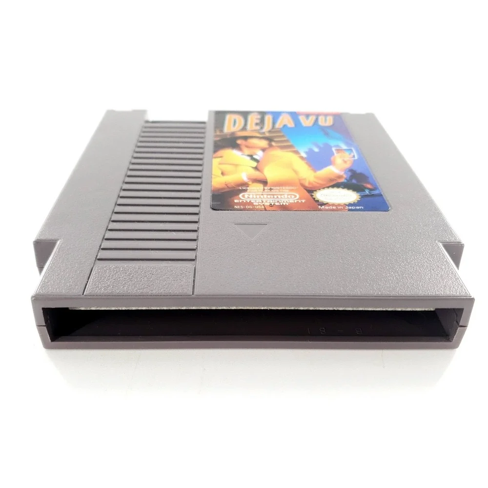 Deja Vu Nintendo NES Authentic w/ Manual & Case Near Mint Label Tested & Works